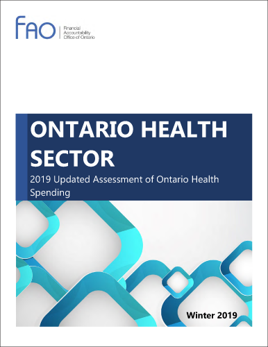 Ontario Health Sector:  2019 updated assessment of Ontario health spending
